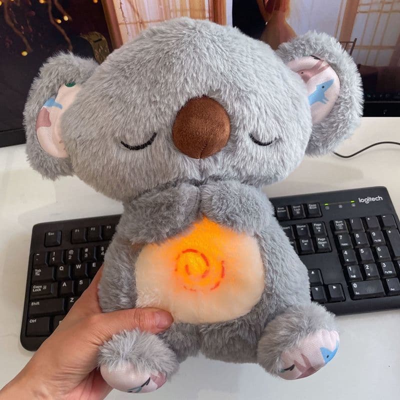 Calmante coala Kapibara recém-nascido calmante dormir boneca crianças acompanhando boneca brinquedo macio para dormir202