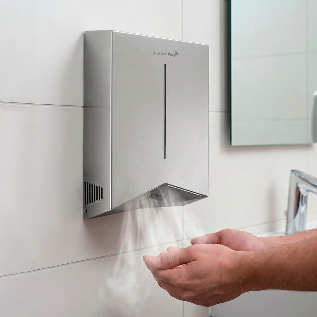 Secador De Mão 127V Com Sensor Automático 1200w Elétrico Ar Quente Profissional Premium Top