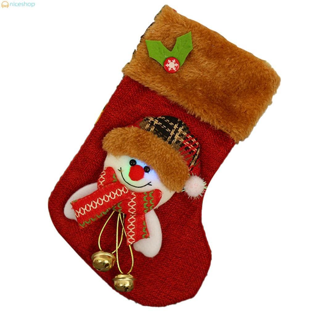 Meias De Natal Lindas Penduradas Com Padrão De Bordado Para Decoração Em Família