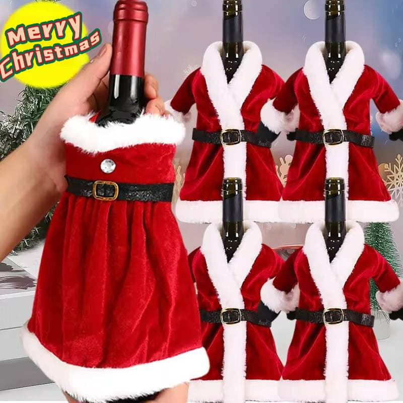 Produtos De Decoração De Natal-Capa Para Garrafa De Vinho Mesa De Jantar De Ano Novo-Manga Bolsa De-Acessórios Casa De C