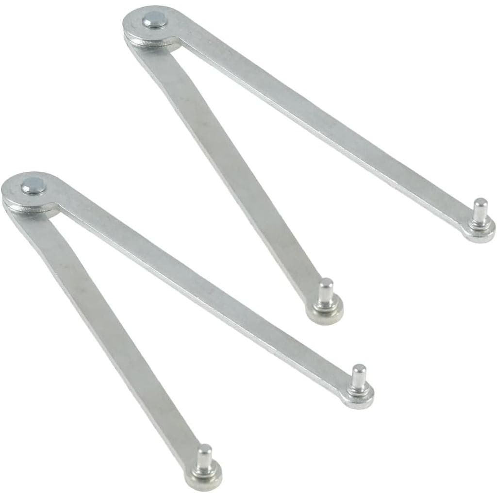 2 Pack Angle Grinder Pin Wrench Universal Adjustable Angle Grinder Replacement Wrenches Locknut Spanner for Bosch Makita