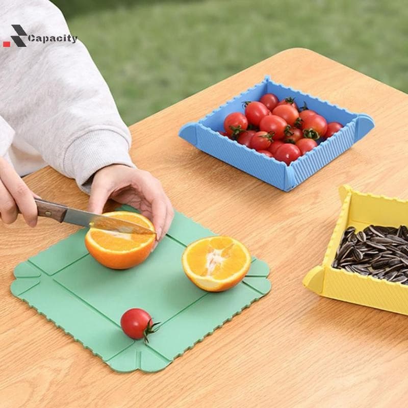Capacidade Multifuncional Placemats E Porta-Copos Tapetes De Mesa Casa Dobrável Caixa De Armazenamento Cozinha Lugar Est