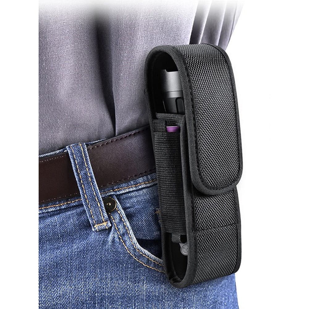 Super grosso náilon pano lanterna caso saco de armazenamento lanterna proteção saco de cintura portátil T310 lanterna sa