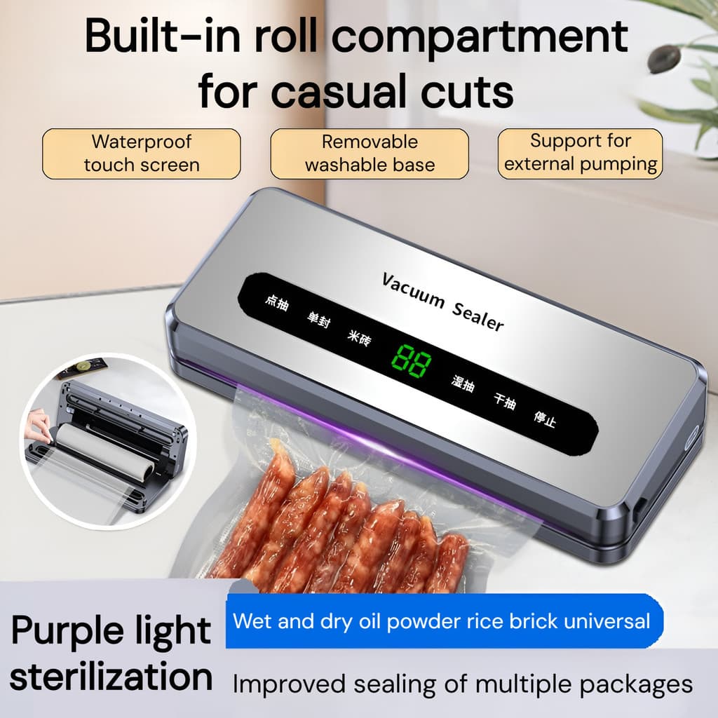[Ideal para Casa] Máquina de Embalagem/Vácuo/Seladora - Seladora a Vácuo/Conservação