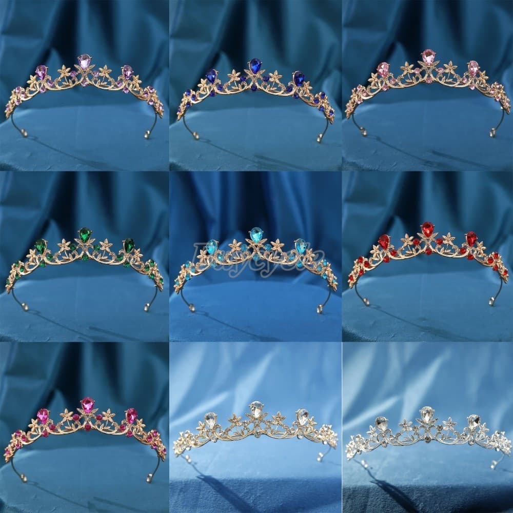 Acessório de Cabelo de Cristal Barroco Simples, Vestido de Noiva, Acessório Nupcial EWEU