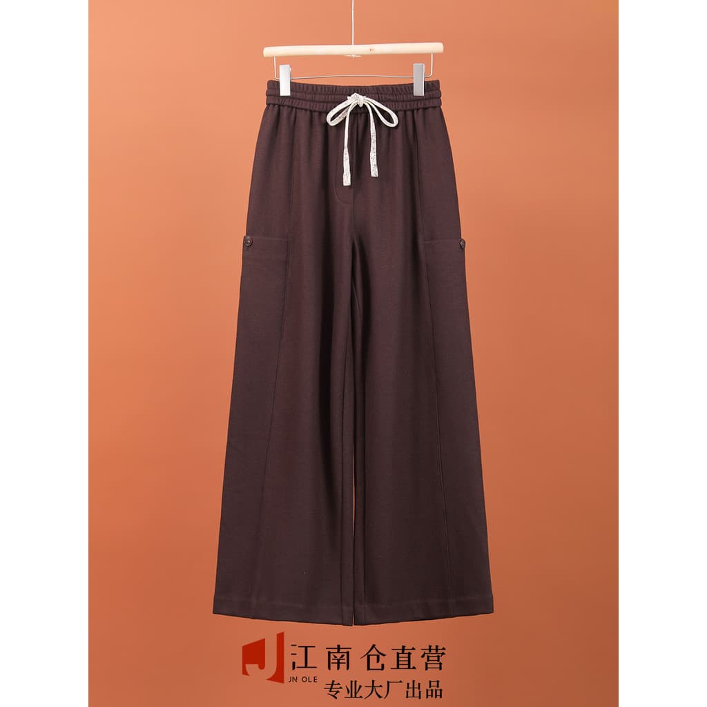Armazém Jiangnan [Luxury G] Especial ~ Lã de alta qualidade misturada quente grosso inverno feminino Casual Workwear cal