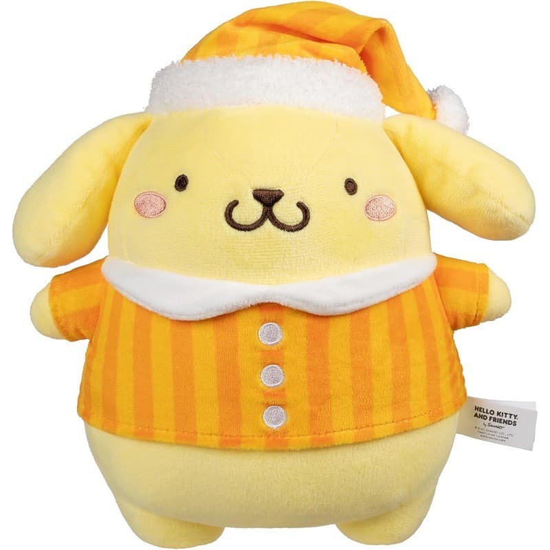Jazwares Olá Kitty ® E Amigos-Pompompurin De 8 Polegadastm Pijama Festa Pelúcia-Sanrio Oficialmente Licenciado Produto D