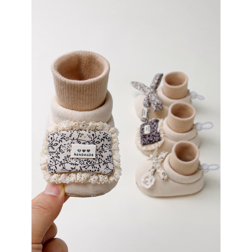 Sapatos de bebê outono inverno Anti-queda sapatos internos meias do bebê recém-nascido sapatos pequeno mês idade interio