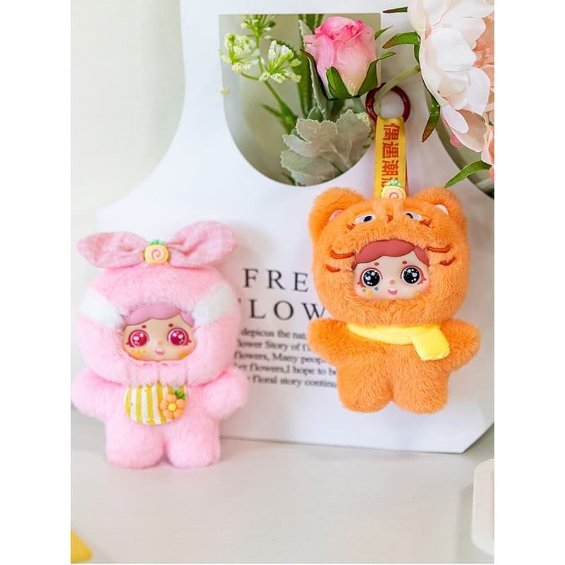 Super mini colorido bonito vinil boneca brinquedo de pelúcia na moda jogar figura boneca saco pingente pequeno pingente