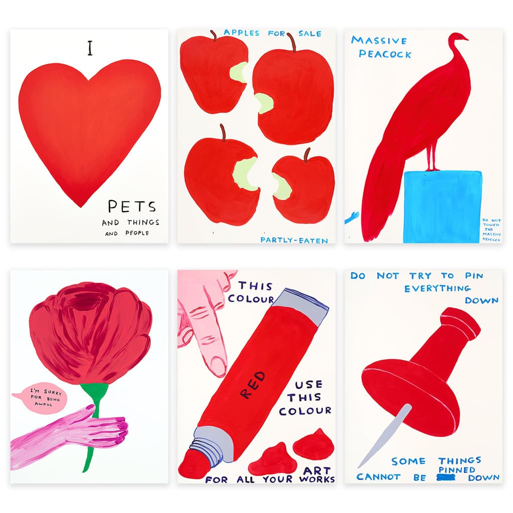 [Estoque pronto] No. 20 David Pop Estilo Pintado à Mão Ilustração Decoração de Mesa Pôster Arte Única Fofa WJG