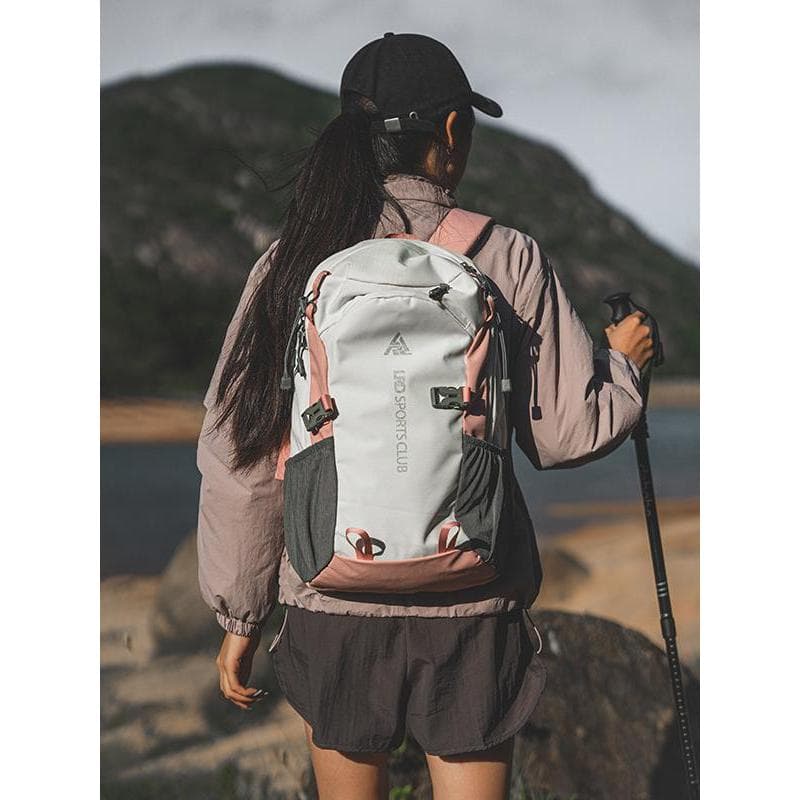 Leve caminhadas ao ar livre saco de caminhadas mochila leve das mulheres viagem leve saco de esportes à prova dwaterproo