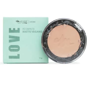 Pó Compacto 100% Vegano Max Love Cor 44