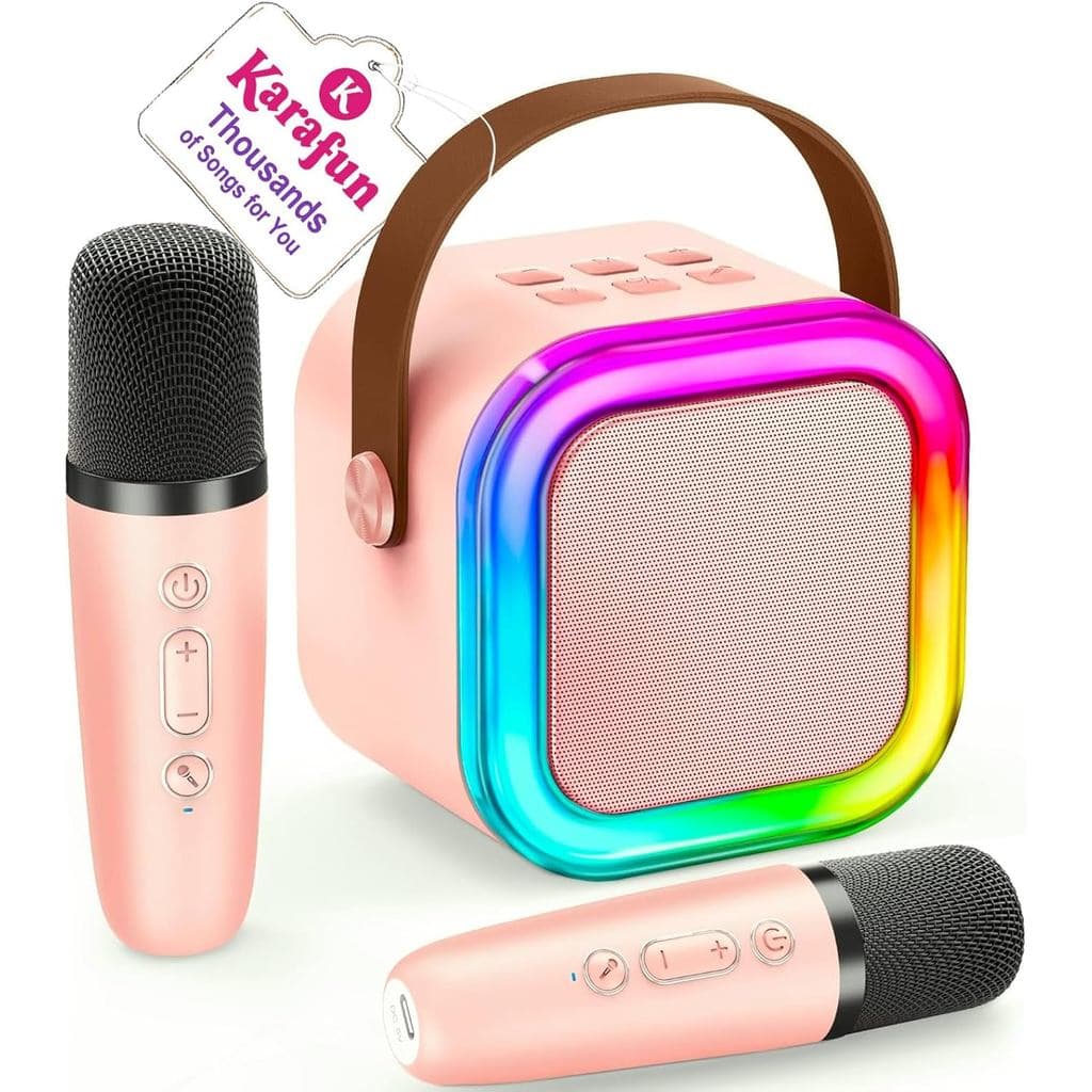 Mini Máquina de Karaokê para Crianças, 2026 TOP Ideias de Presentes de Aniversário para Meninas de 4, 5, 6, 7, 8, 9, 10,