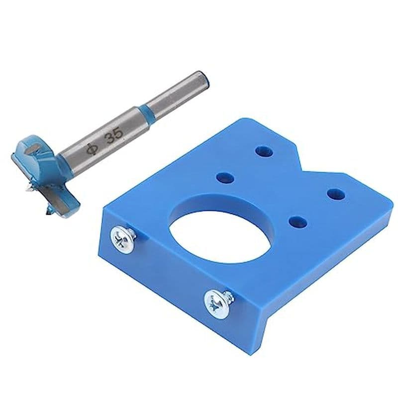 Kit De Gabarito De Dobradiça De Porta De 35 Mm , Gabinete Chazcool , Brocas De Ferramenta Para Trabalhar Madeira Roteado