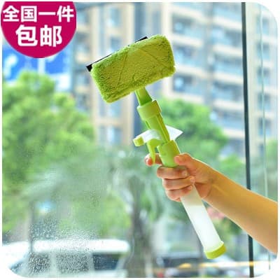Ferramenta de limpeza de vidro dupla face, ferramenta útil para limpeza de janelas, raspador de vidro, raspador de vidro