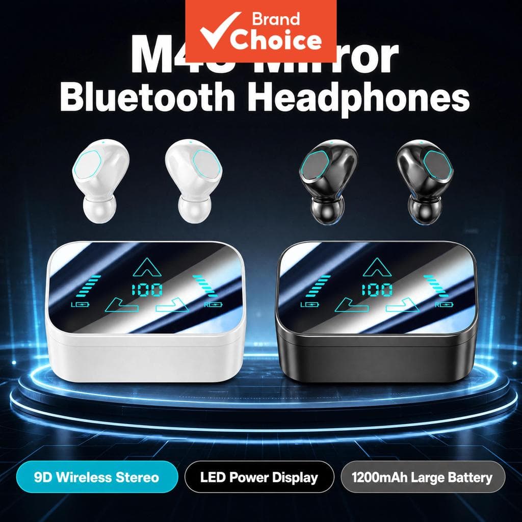 SPRISE M48 Fones de Ouvido Gamer Bluetooth Sem Fio Cancelamento de Ruído Fones Intra-Auriculares HiFi Estéreo TWS 12h de