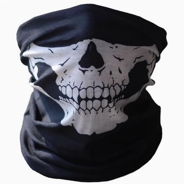 Ghots Ghost Máscara COD Invocação da Missão cos Caveira Lenço de cabeça para ciclismo ao ar livre respirável confortável