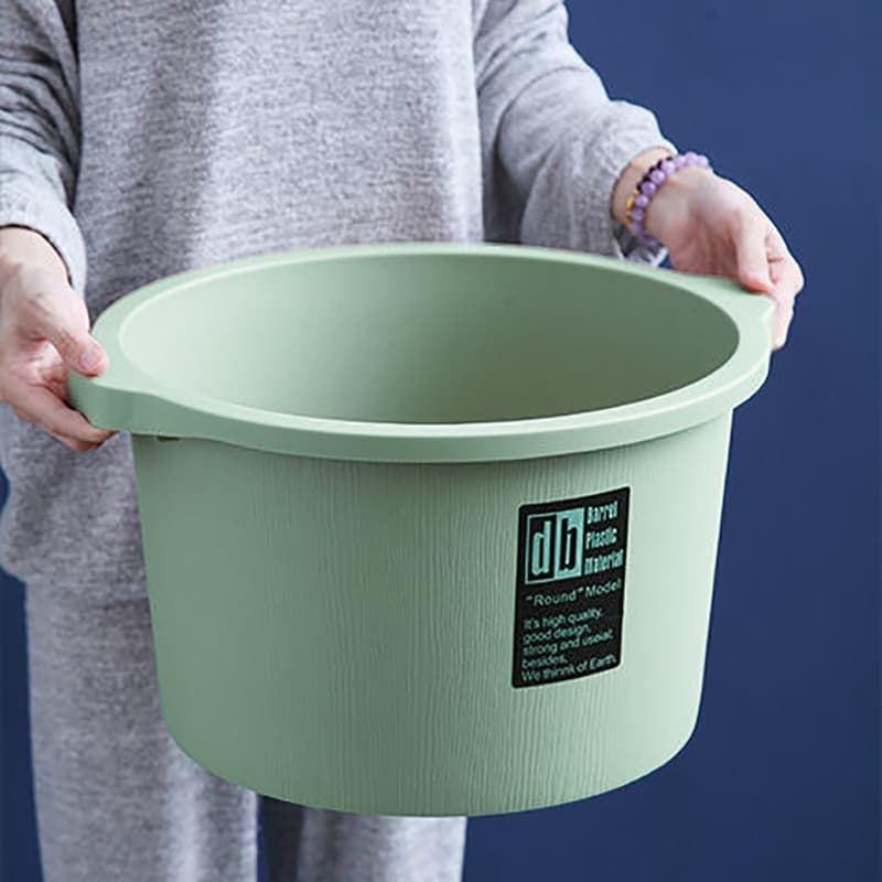 Jiadongli Banho de pés de plástico doméstico Banho de pés Massagem Bacia de lavagem de pés Balde aumentado Balde de banh