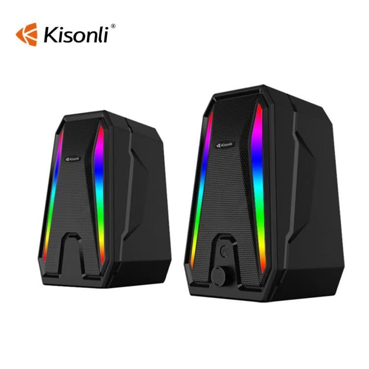 Computador de mesa alto-falante com fio Mini Subwoofer pequeno áudio do telefone móvel Notebook TV leitor projeção