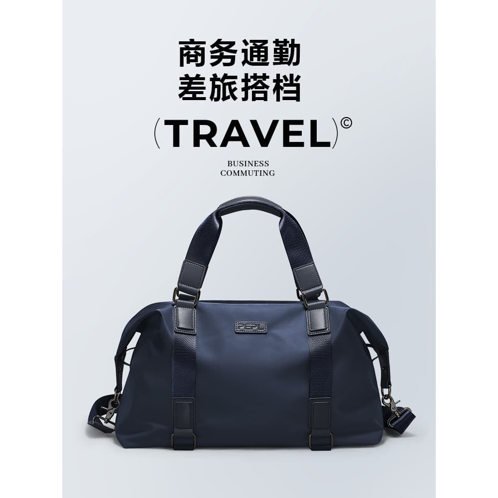 Bolsa de viagem portátil masculina, leve, grande capacidade, separação seca e molhada, academia, portátil, moda, negócio