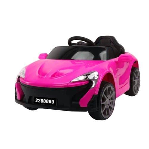 Carro Eletrico Infantil Esportivo 6v Design Exclusivo McLaren Rosa Vibrante