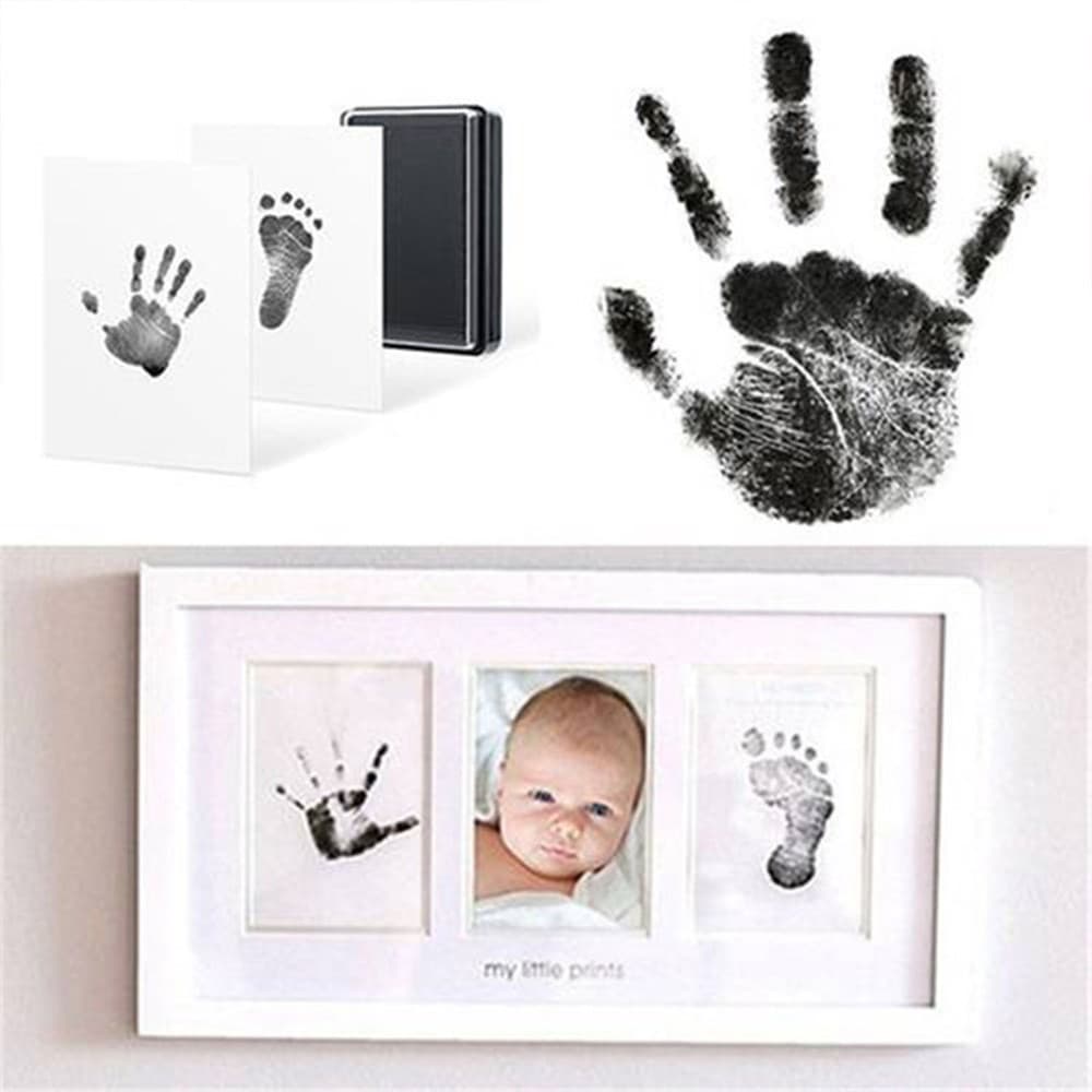 Kit de Moldagem de Impressão de Mão de Bebê Não Tóxico para Cuidados Ambientais do Bebê 0841