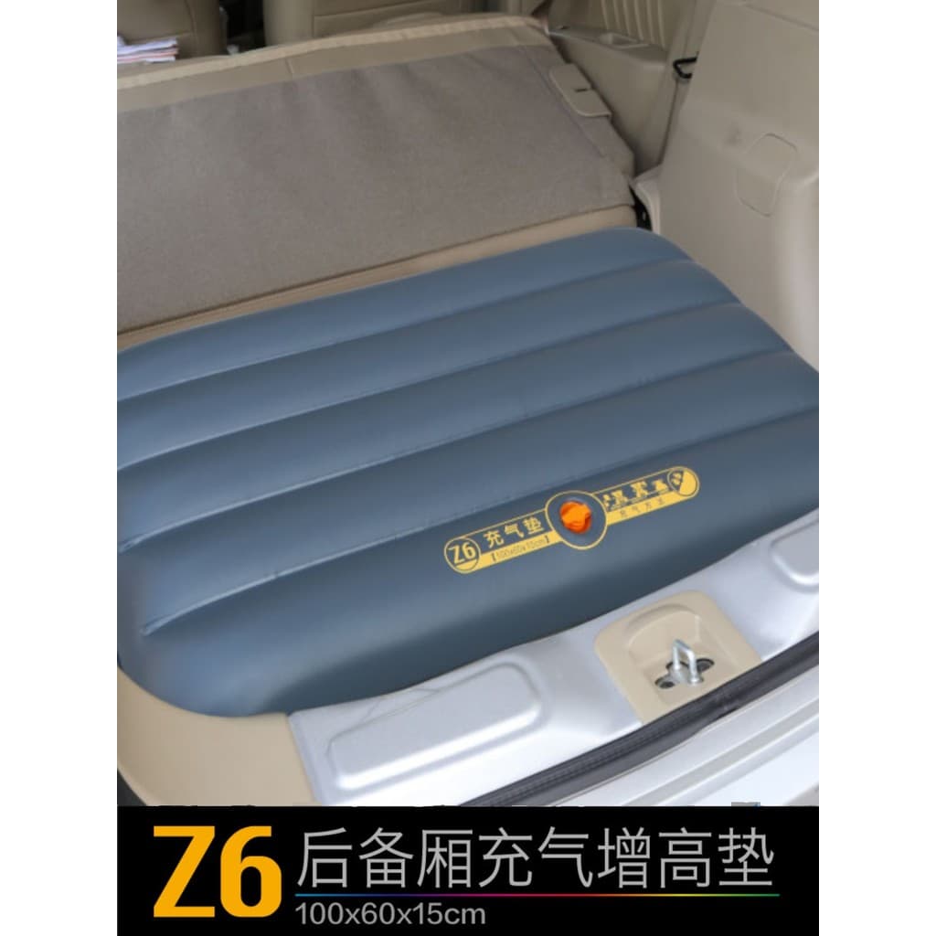 Carro inflável cama tronco quadrado Booster almofada inflável cama de viagem dormir ferramenta útil almofada tronco