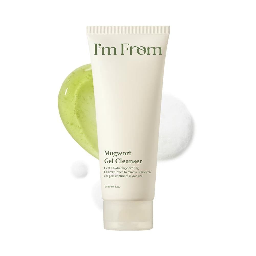 Sou do Wormwood Gel Cleanser, Gel de Limpeza Suave que se Transforma em Espuma, Produto de Cuidado da Pele Coreano Vegan