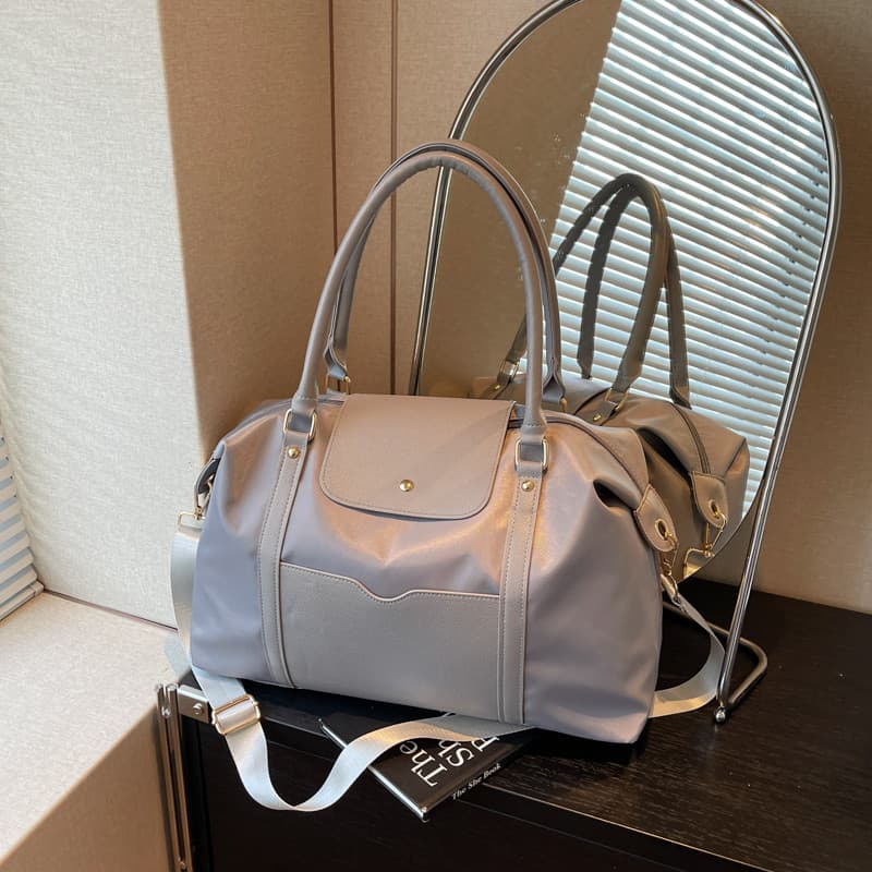 Bolsa de viagem de grande capacidade feminina portátil leve saco de bagagem masculino de curta distância viagem de negóc
