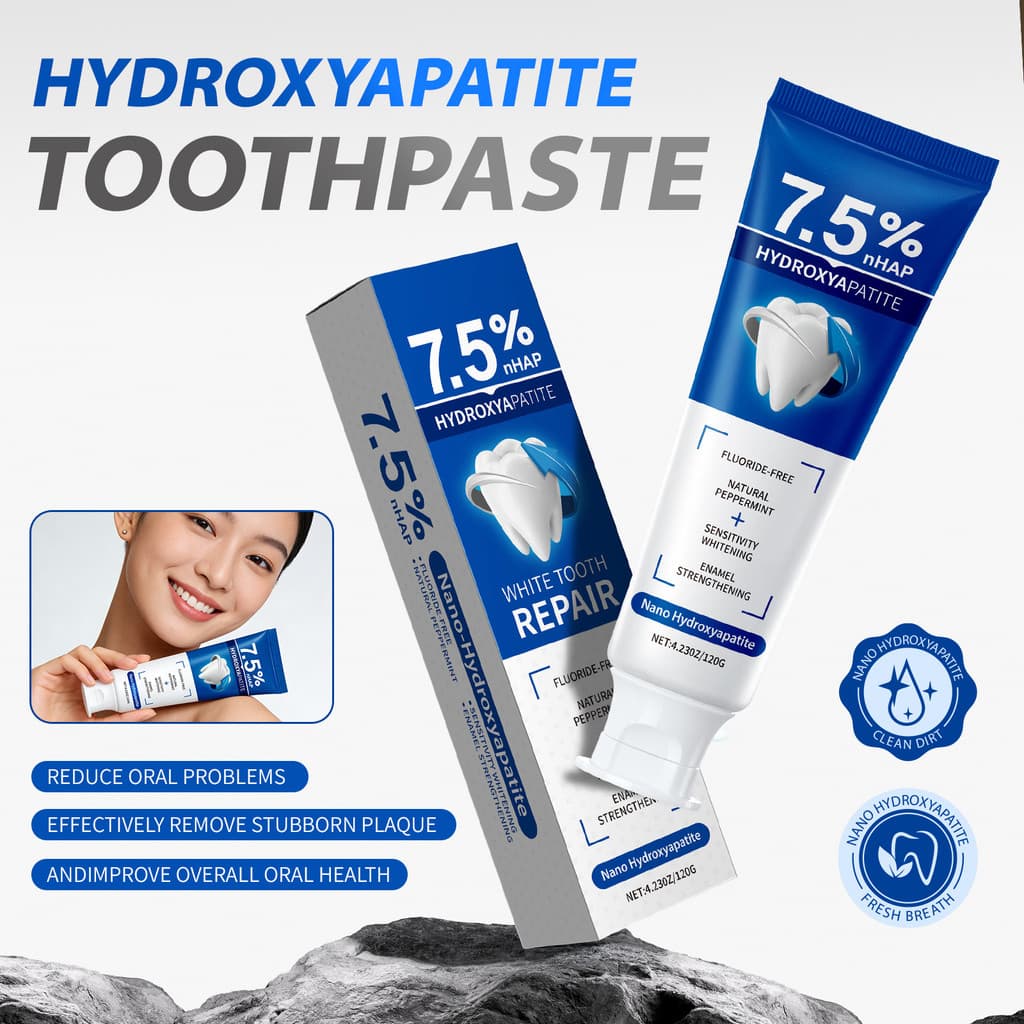 ((pasta de dente) 7.5% Nano-Hidroxygen Apatite pasta de dente Fresh Breath Lista Primeiro 26.7.12