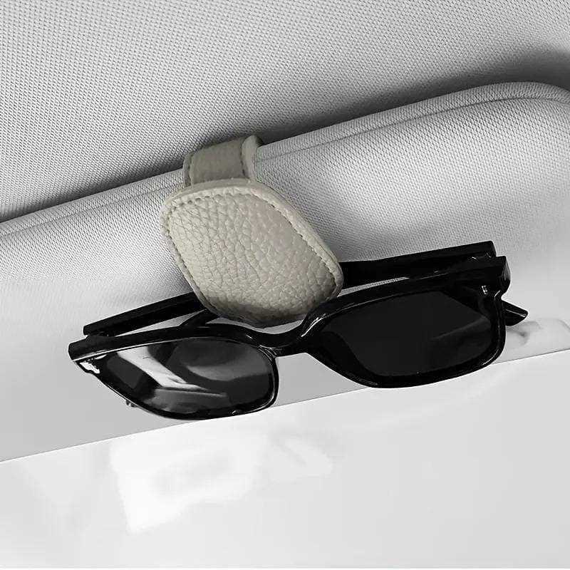 Clipe De Óculos De Sol De Couro Magnético TSBR Para Suporte Viseira Carro Organizador Automático Universal Todos Os Mode