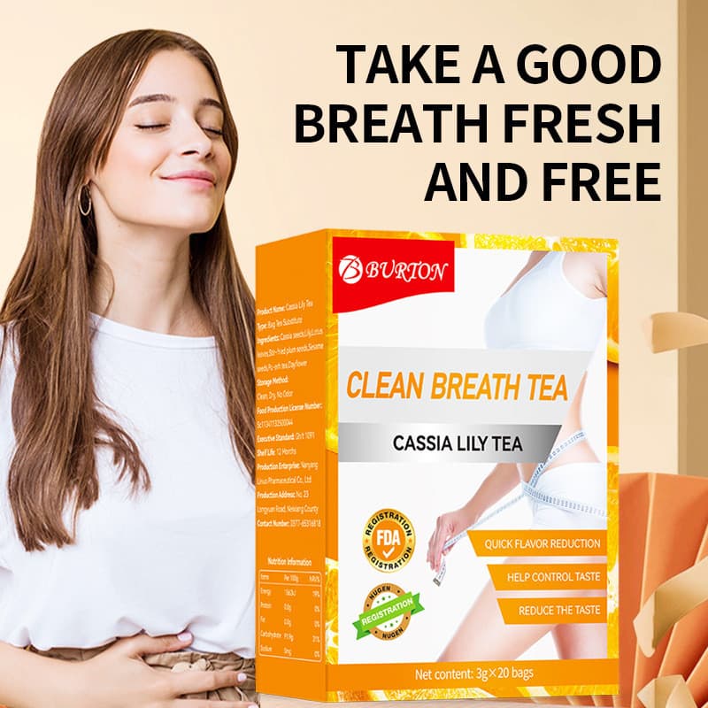 Comércio Exterior Cássia Chá Manteintheliverandbadbreath Hálito Fresco.a2025 HUYQ