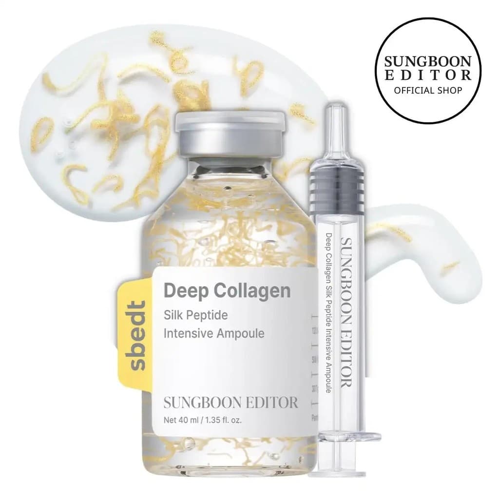 Ampola de Peptídeo Lifting de Seda Sungboon |   Cuidado com Rugas |   Soro Face-Lift em Casa com Peptídeos e Colágeno Pr