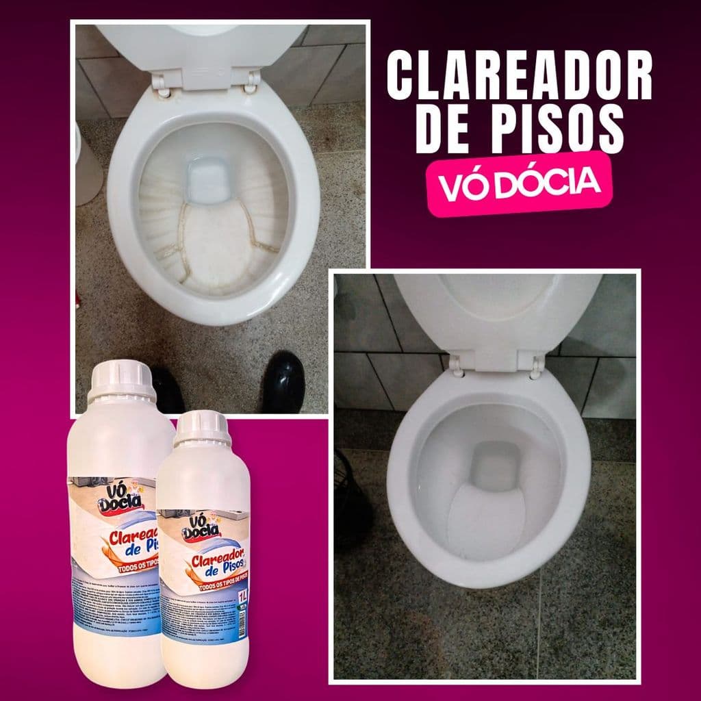 Detergente Tira Manchas De Sanitário Remove Marca De água 1L Envio Imediato