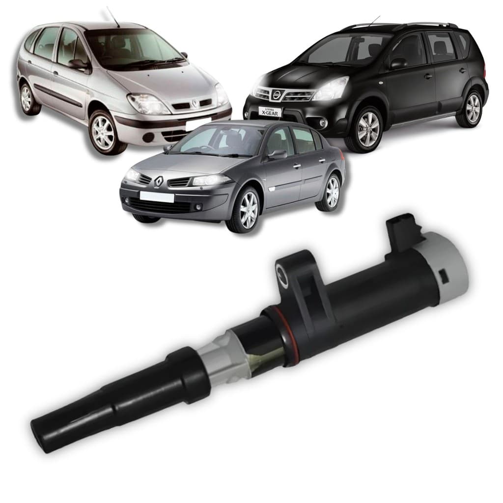 Bobina de Ignição Megane Scenic Livina Clio Logan Sandero