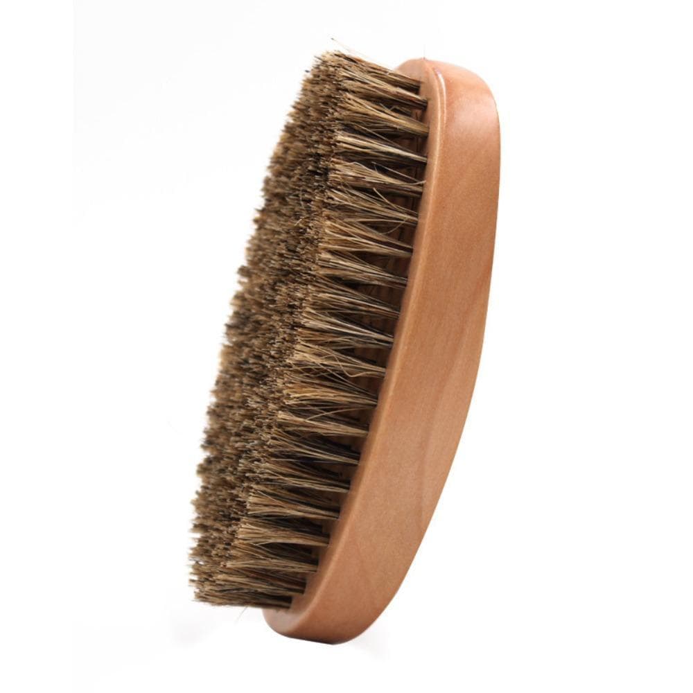 Escova De Barba De Cerdas De Javali HUINET , Barbear Masculina Profissional Portátil Bigode Macia E Durável