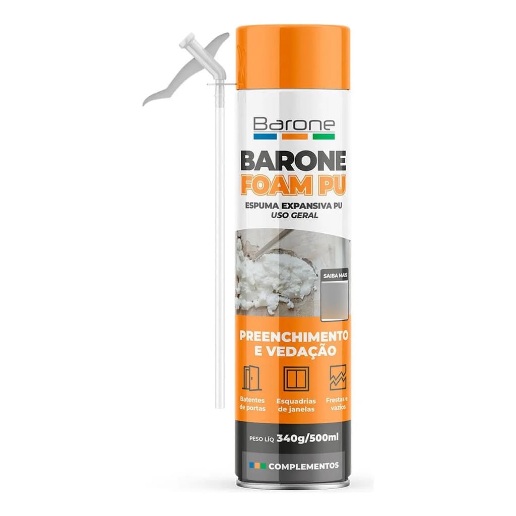 Baronefoam Espuma Pu Uso Geral Multi 500ml/340g Jdwt