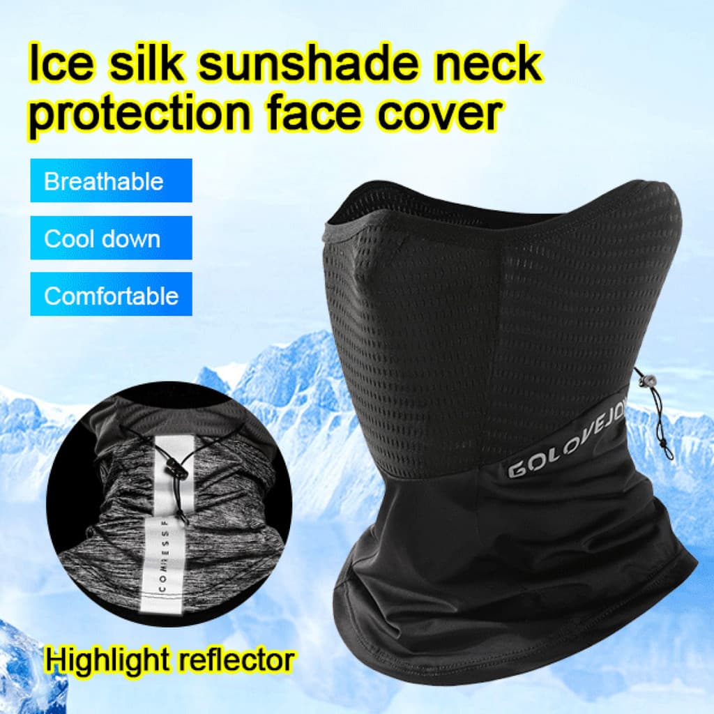 [Proteção Solar UPF50+] PF50+ Sunprotective Headband com Design de Gancho para Ouvido/Lenço Leve e Respirável