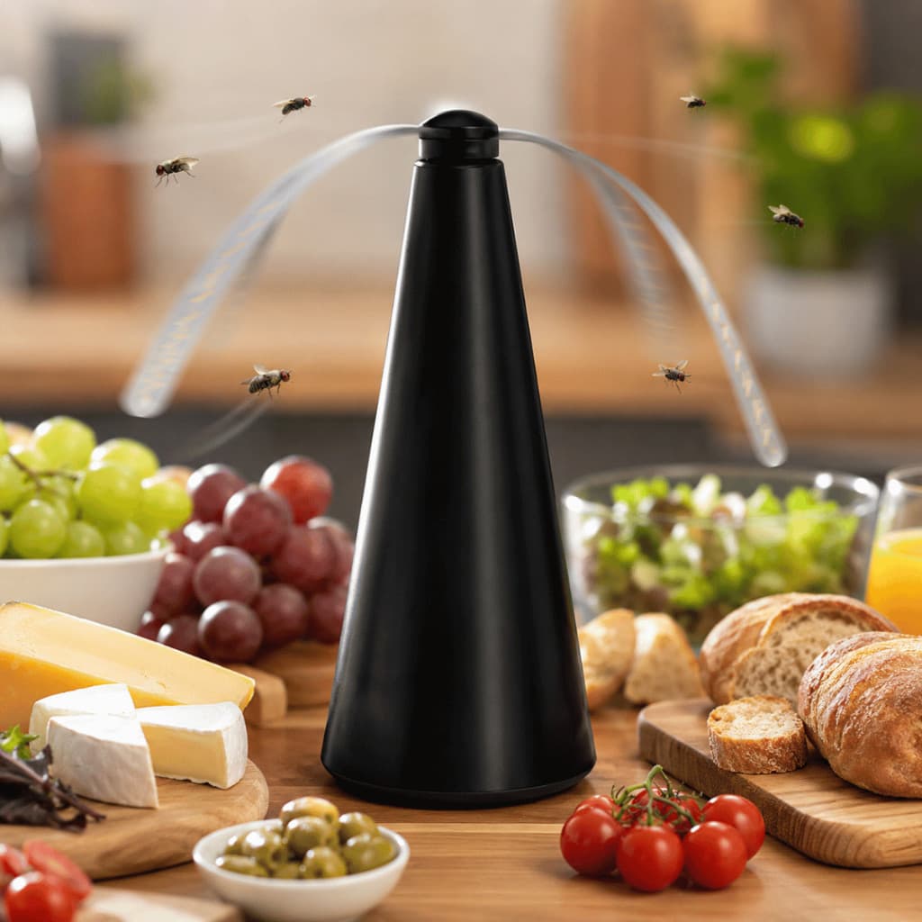 Ventilador Repelente De Insetos Espanta Mosca Mosquito Portátil Mesa Cozinha Churrasco Kit 1/2/3