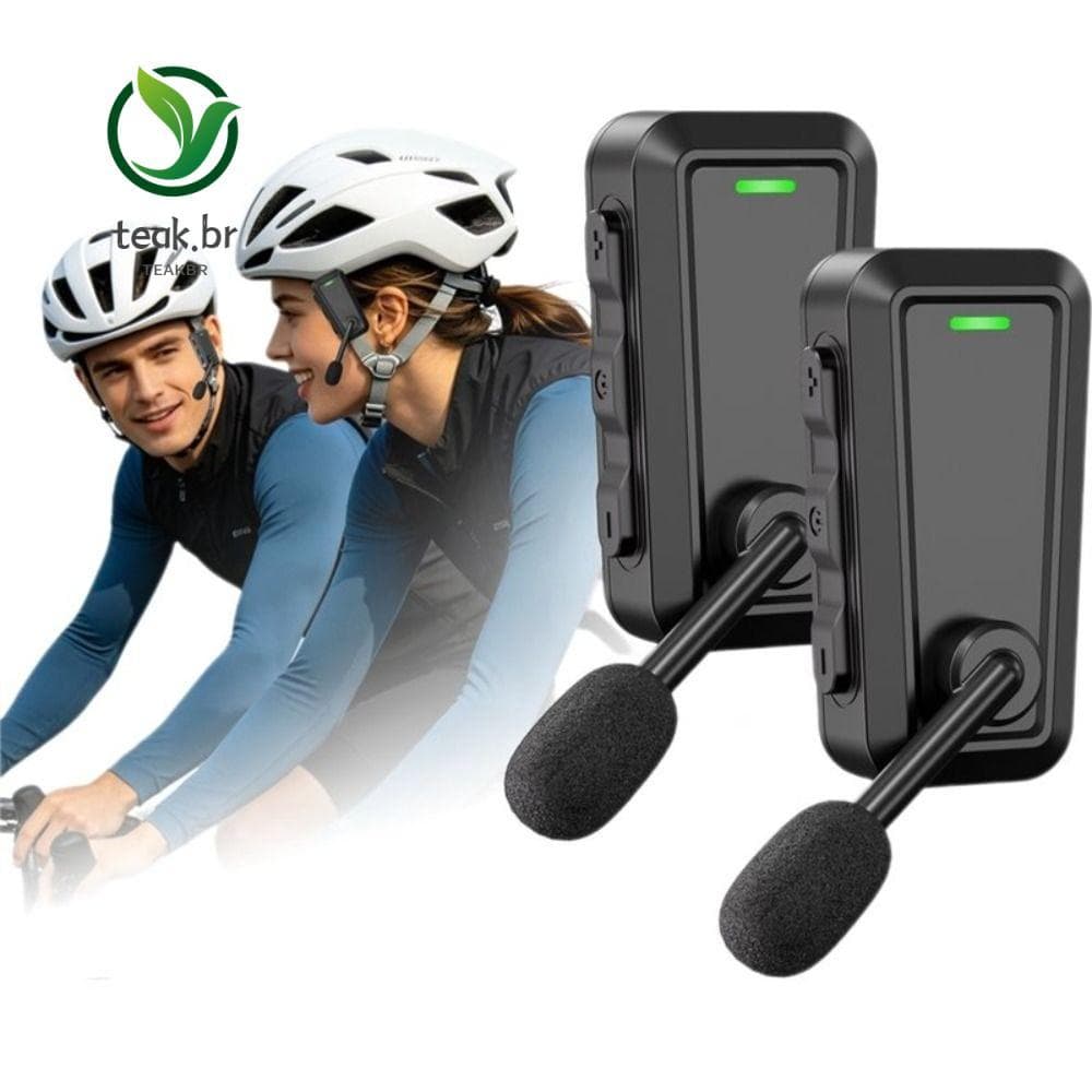 Fone De Ouvido Para Capacete Sem Fio TEABR , Conexão , Interfone Bidirecional , Compartilhamento De Música