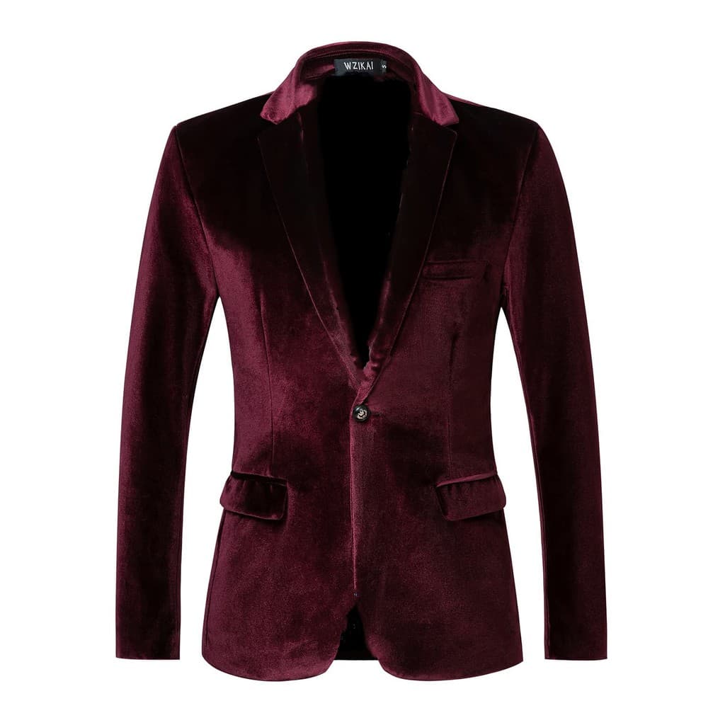 Blazer Formal Elegante Masculino , Jaqueta Fina Para Festa De Casamento , Performance Em Palco , Negócios , Casual , Cas
