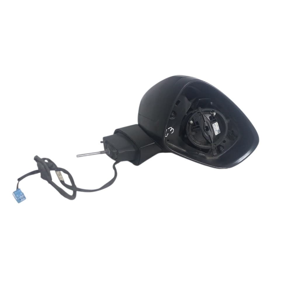 Retrovisor Direito Elétrico C3 2013/2019 5 Fios Sem Espelho