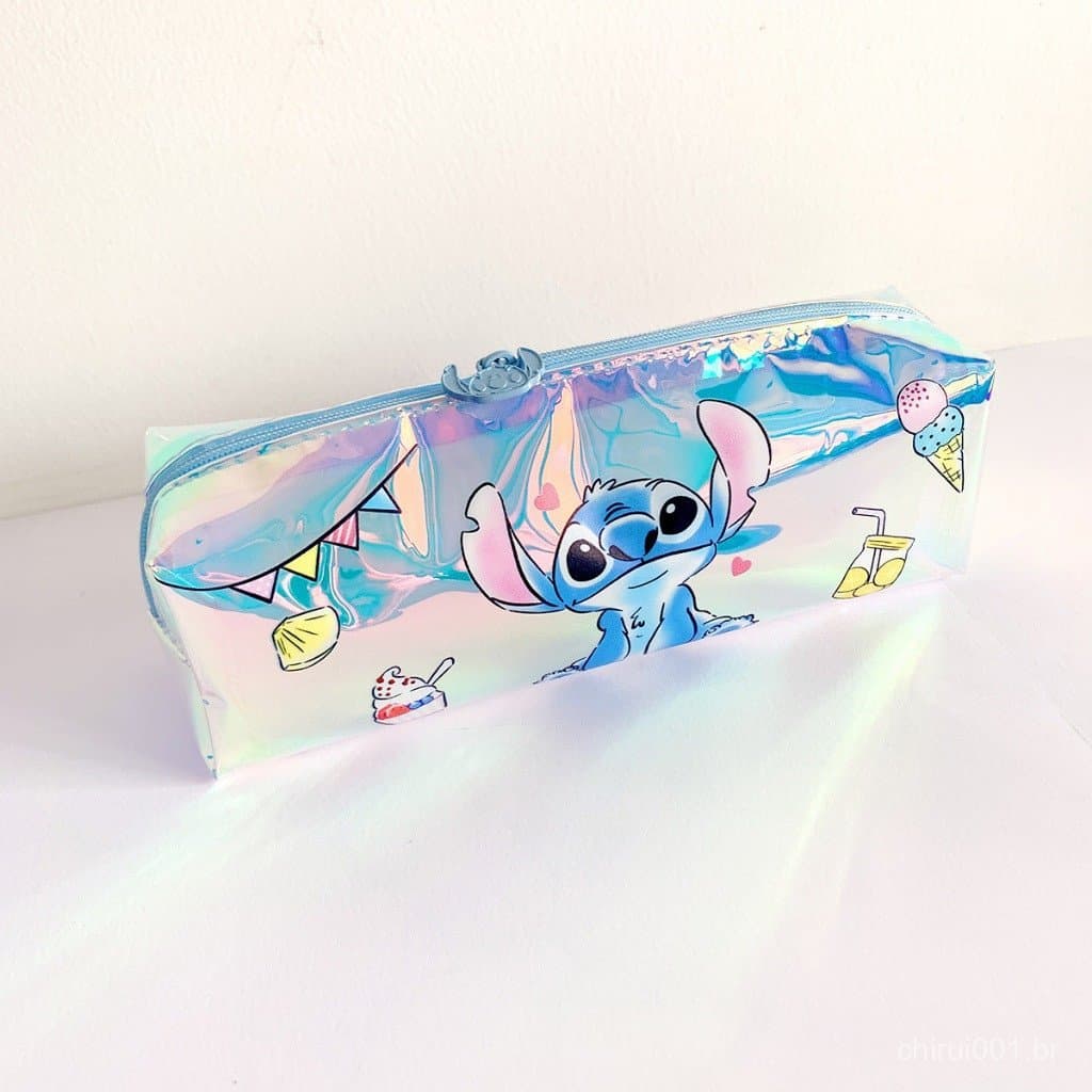 Caixa De Lápis Anime Kuromi Melody TPU De Papelaria Transparente À Prova D'água De Uma Camada Para Estudantes De Volta E