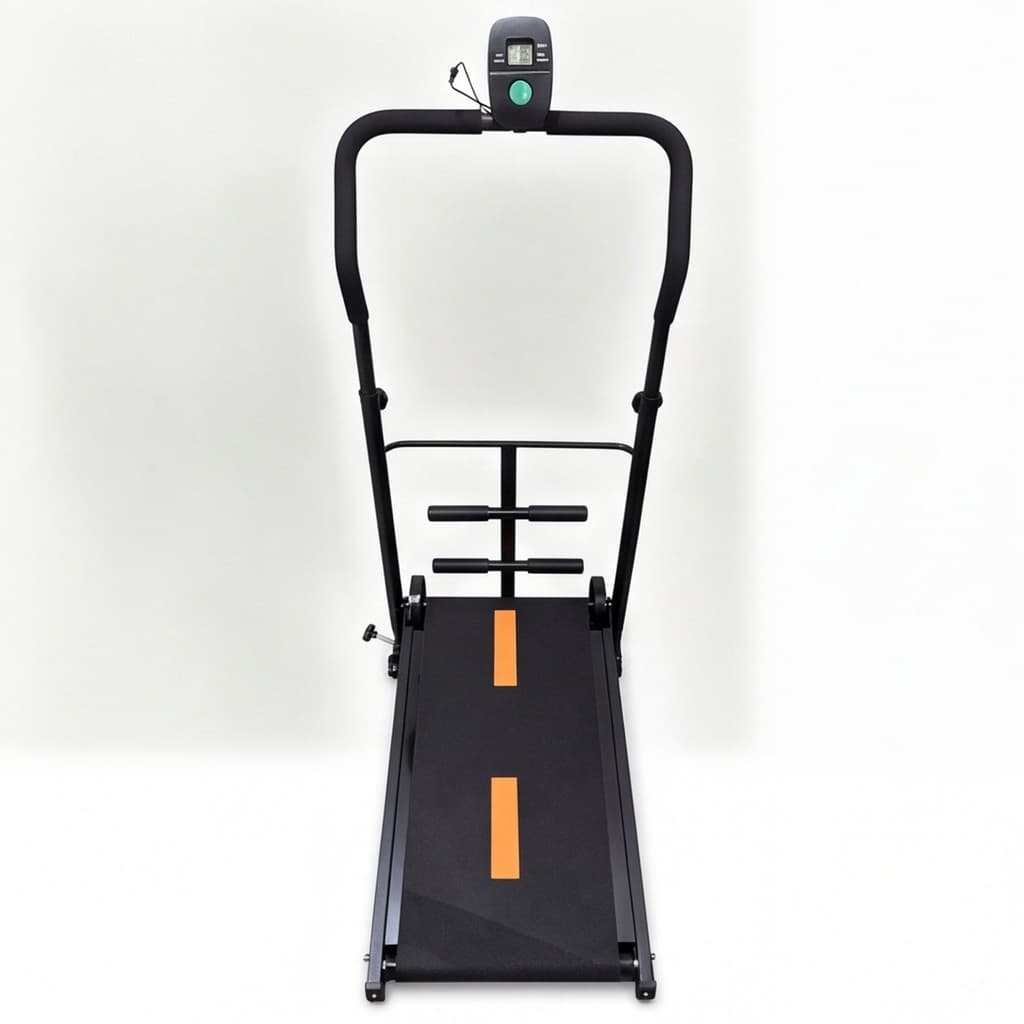 Esteira Mecânica Sevenfit até 120kg com Monitor Digital Compacta para Caminhada Residencial
