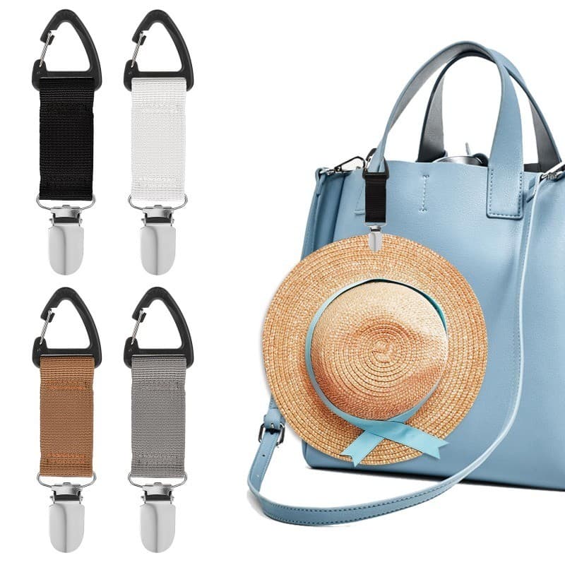 1/4 Pçs Bolsa Portátil Chapéu Clipe Universal Keeper Leve Acessórios De Armazenamento Viagem Ao Ar Livre Gadgets Prático