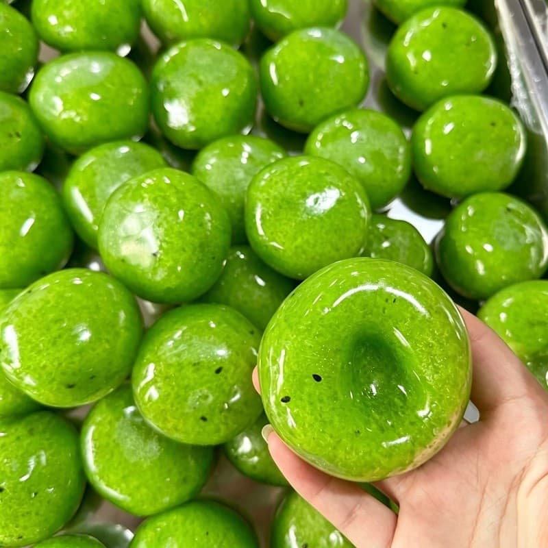 Kiwifruit Slush Squeeze Bola Mole Brinquedo Fidget Som Crocante Artesanal Simulação Realista De Descompressão