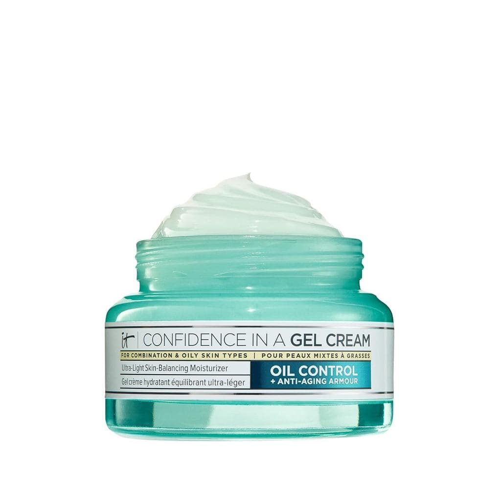 IT Cosmetics Confidence in a Gel Cream Hidratante Facial Sem Óleo |   Creme Facial Equilibrante para Pele Mista/Oleosa,