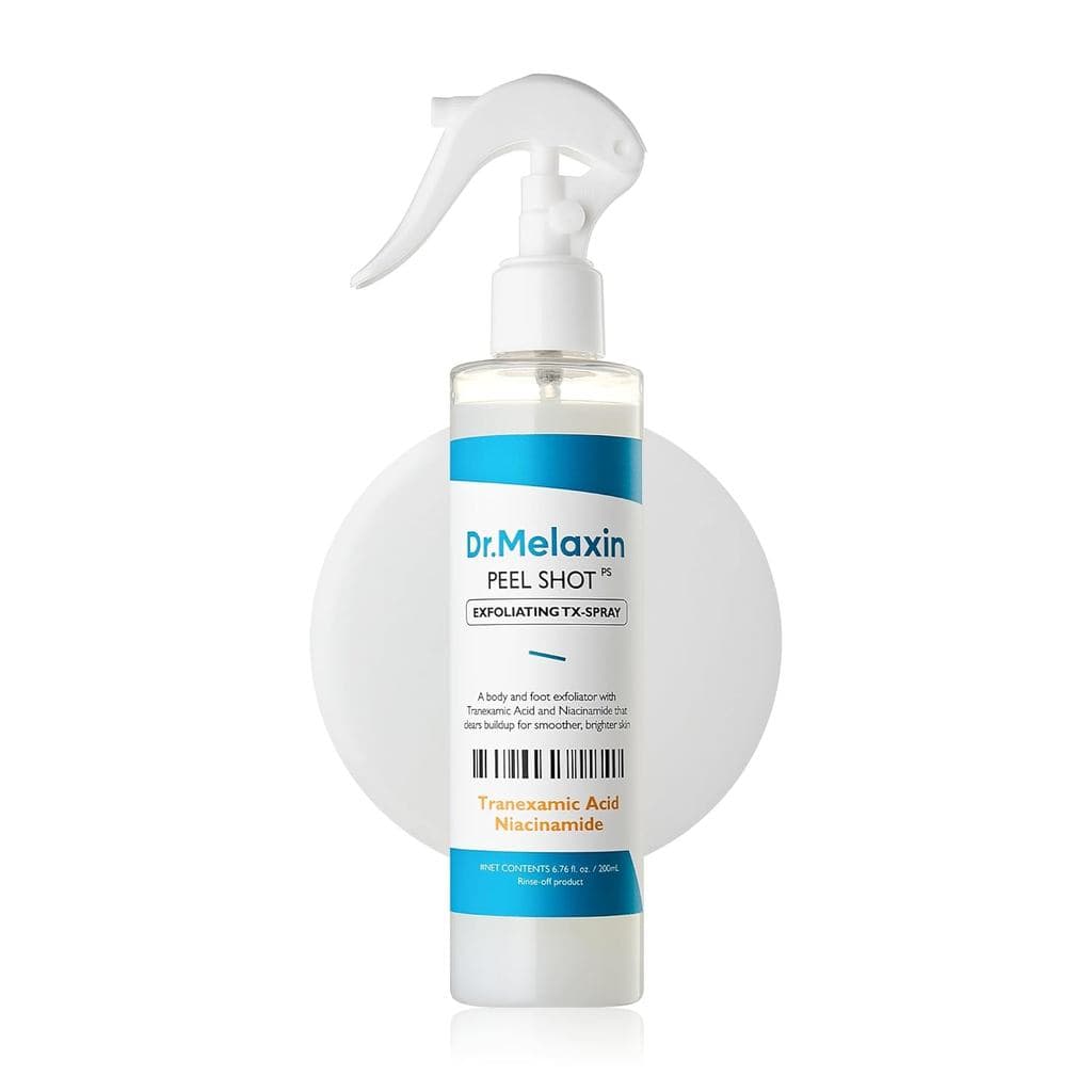 Dr.Melaxin Peel Shot Exfoliating TX-Spray 6.76 fl.oz - Spray Esfoliante Corporal com 99% de Ácido Tranexâmico e Niacinam