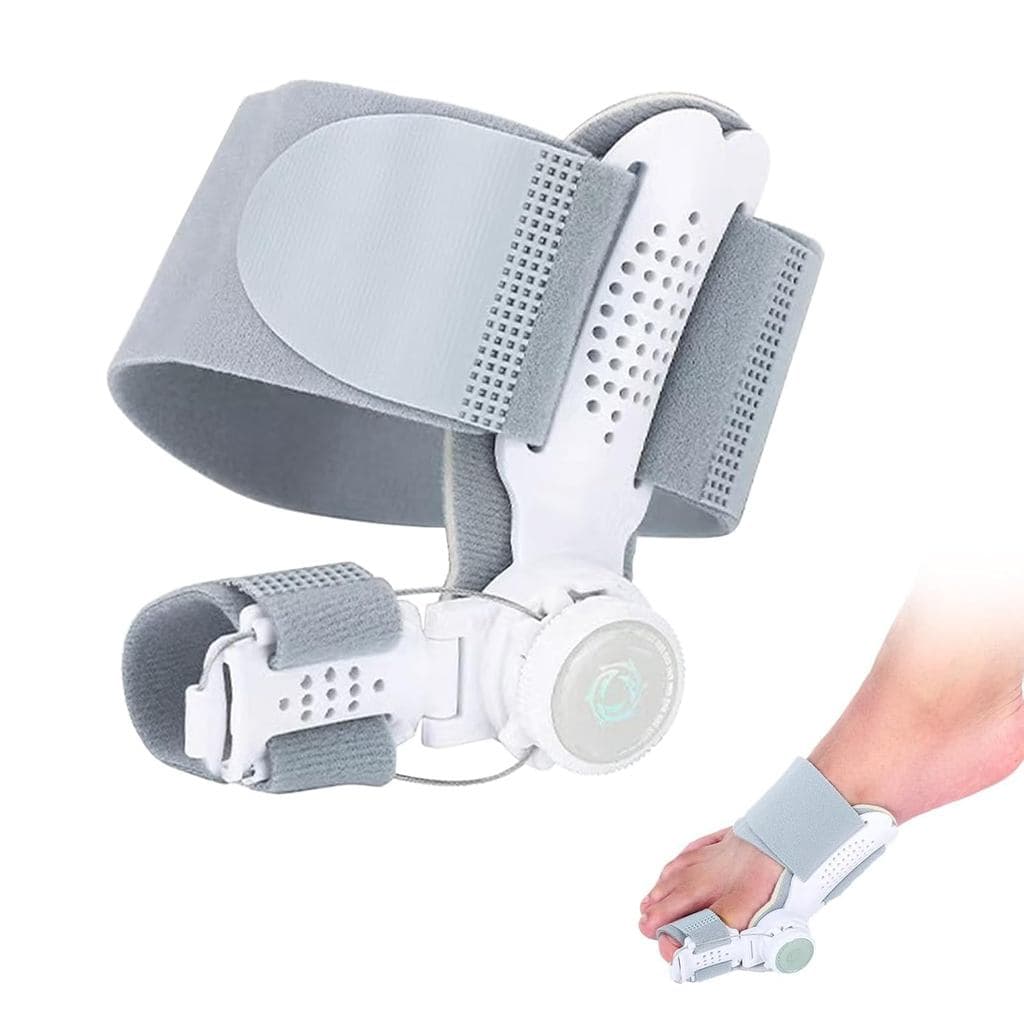 Correção de Hálux Valgo, Tala Ajustável para Correção de Hálux Valgo, 90 °   Botão Ortopédico Ajustável para Pé Esquerdo