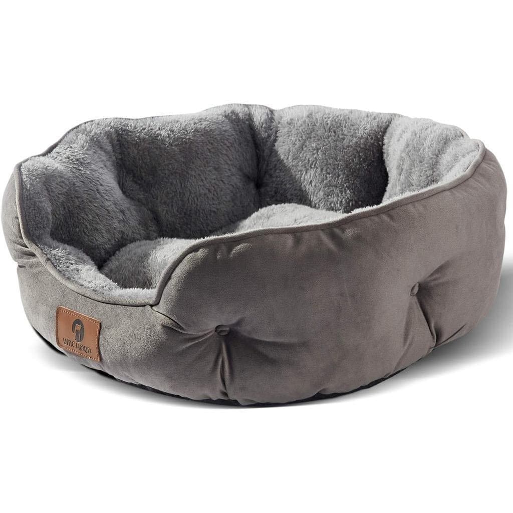 Cama para Cães Pequenos Asvin, Camas para Gatos de Interior, Cama para Filhotes e Gatinhos, Extra Macia e Lavável à Máqu